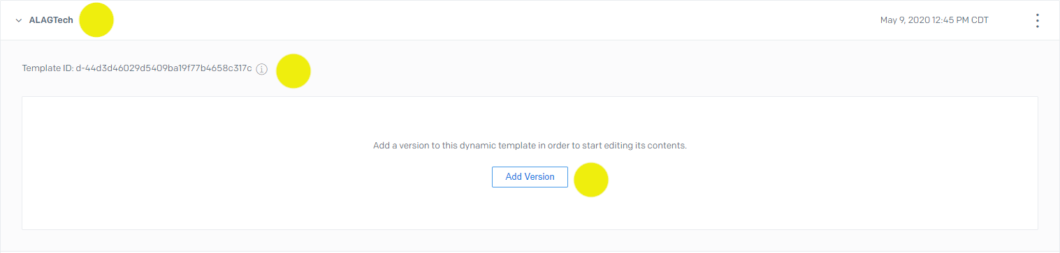Creating an dynamic template with SendGrid. ALAGTech blog Sending email with Send Grid dynamic template using Java Spring Boot